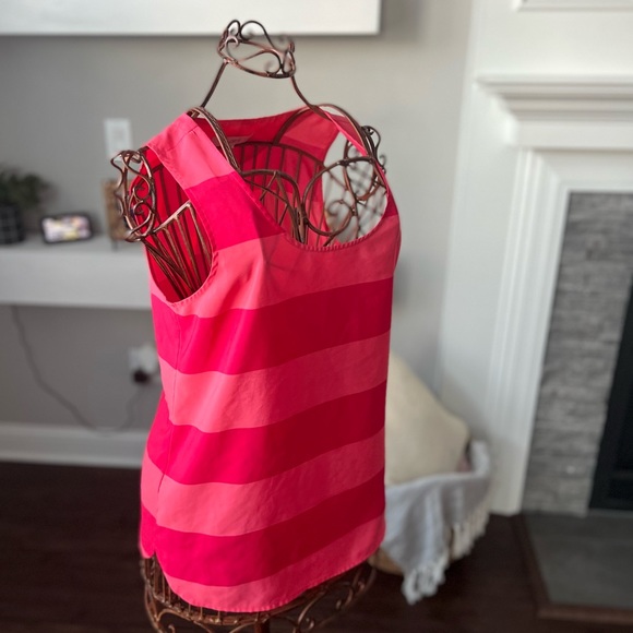Ann Taylor LOFT Sleeveless Striped Blouse Small - Picture 3 of 13
